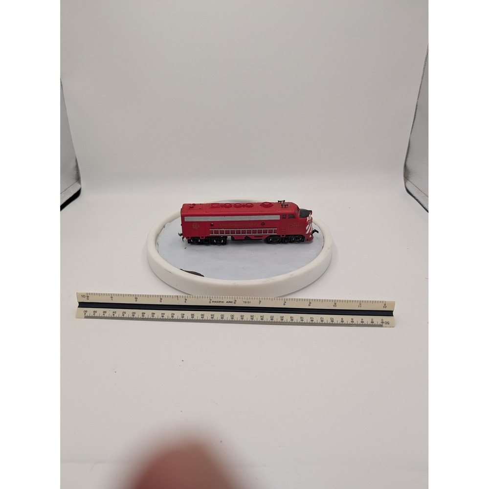 Vintage Playart HO‎ Scale Railroad Fire Dept Diesel Locomotive Engine Red No 6